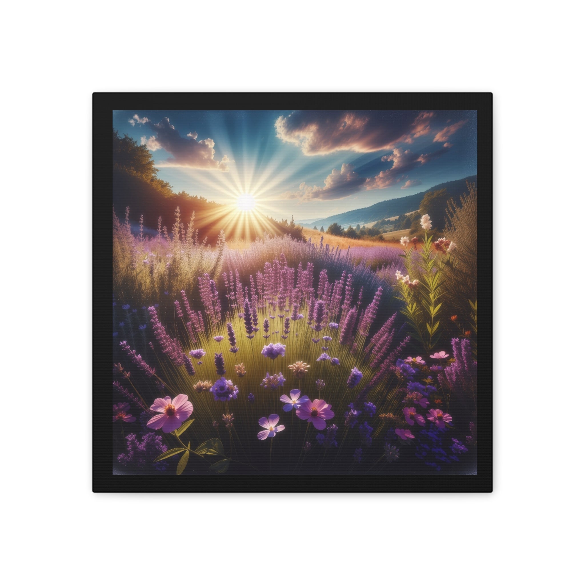 Canvas Stretched, Sunset View Wall Art