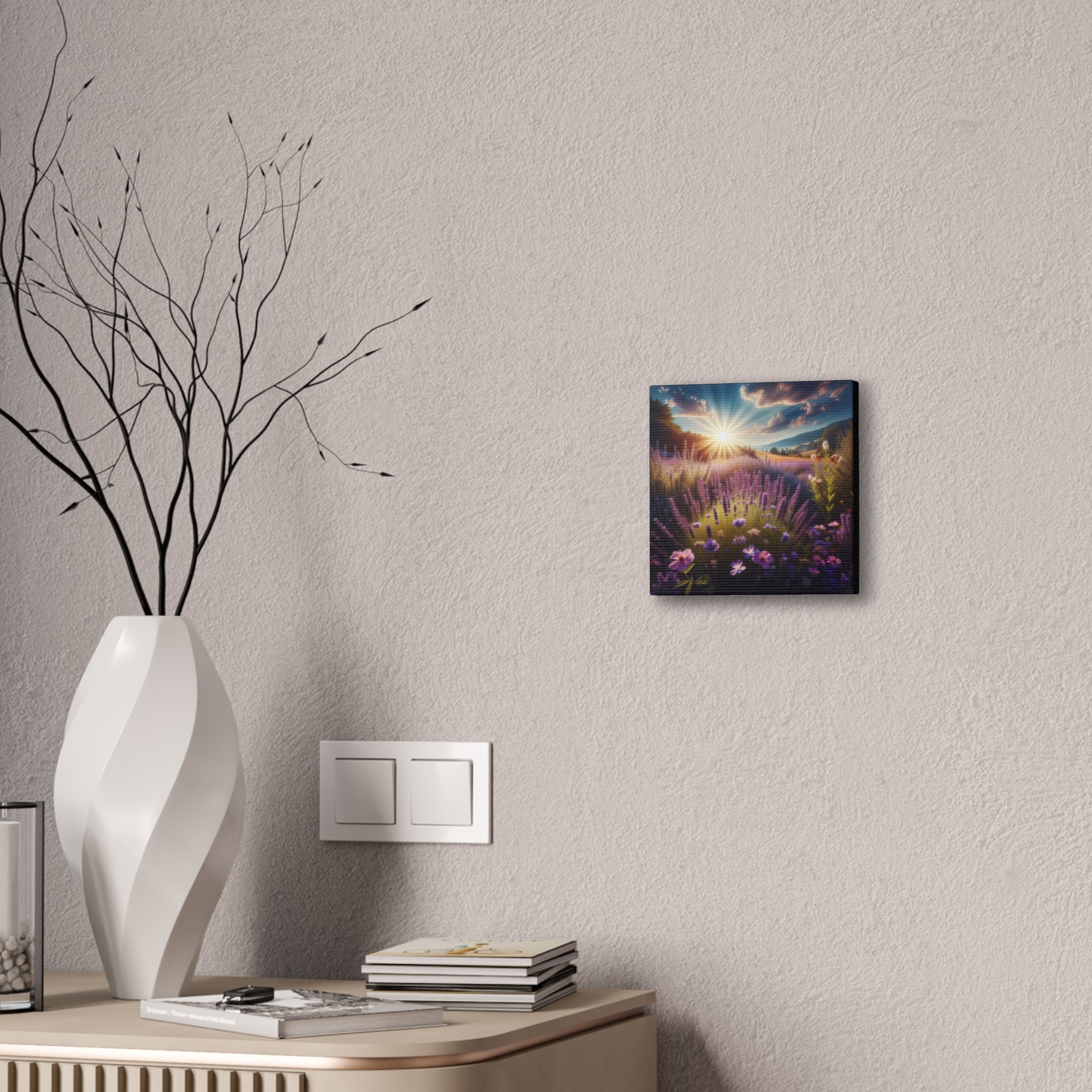 Canvas Stretched, Sunset View Wall Art