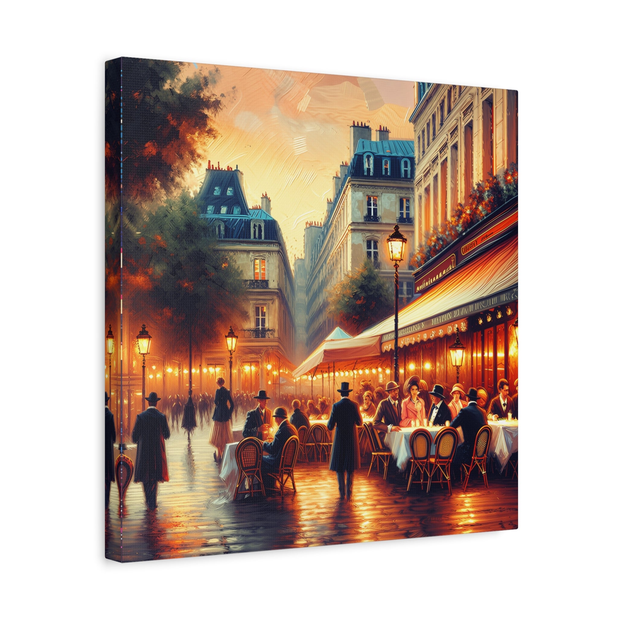 Canvas Print - People of City at a Party