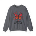 Butterfly Lover Unisex Crewneck Sweatshirt, Cozy Pullover, Gift for Nature Enthusiasts, Spring Fashion, Casual Wear, Butterfly Art