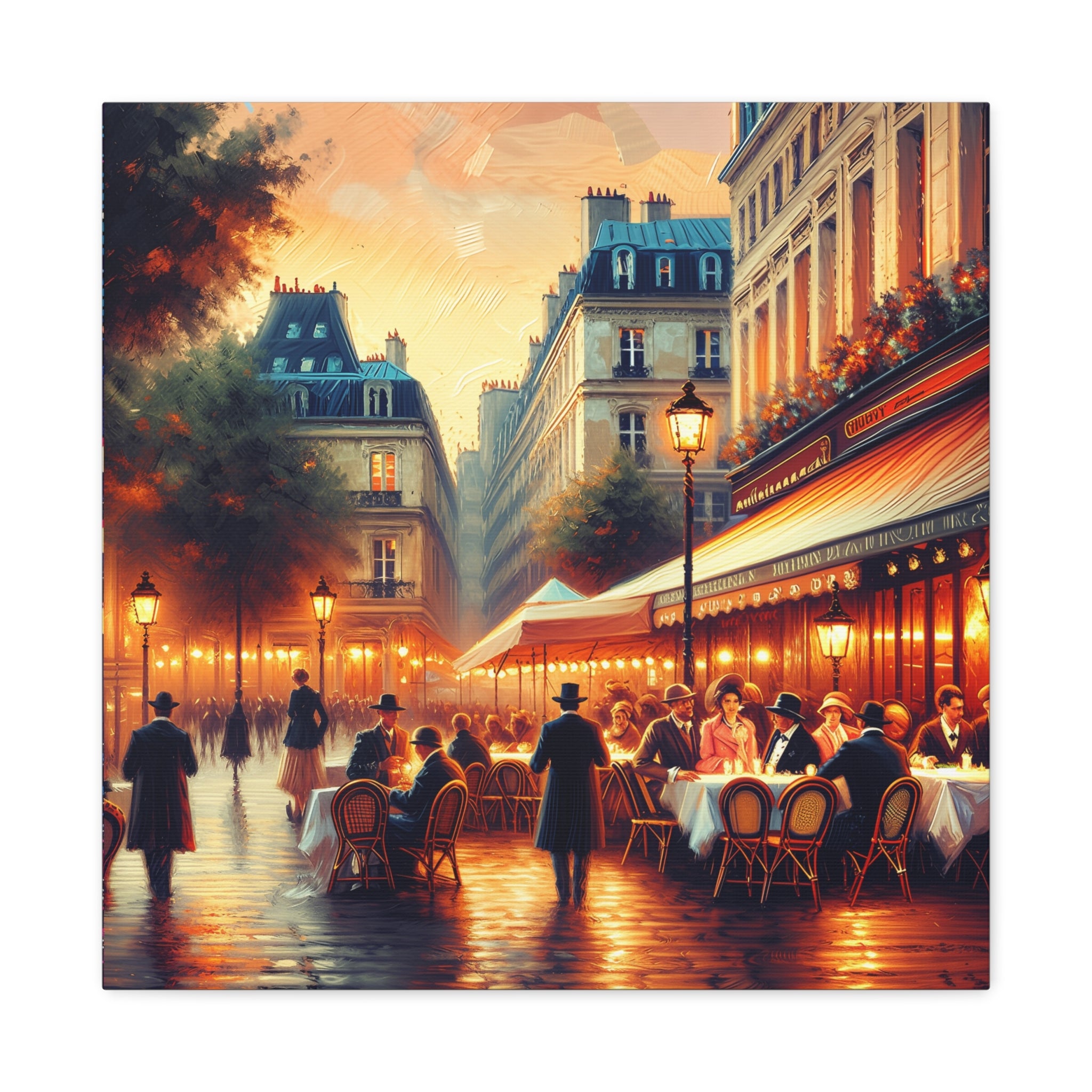 Canvas Print - People of City at a Party