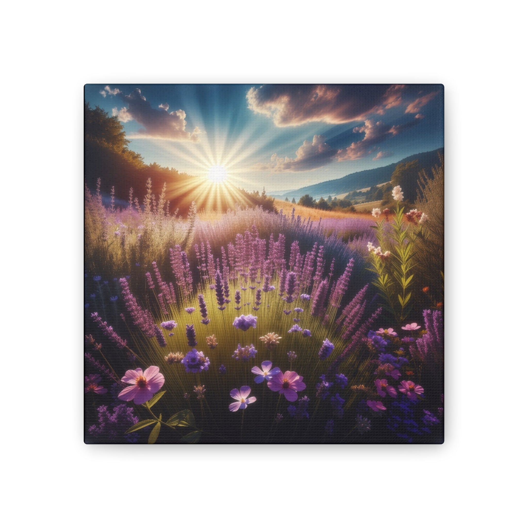 Canvas Stretched, Sunset View Wall Art