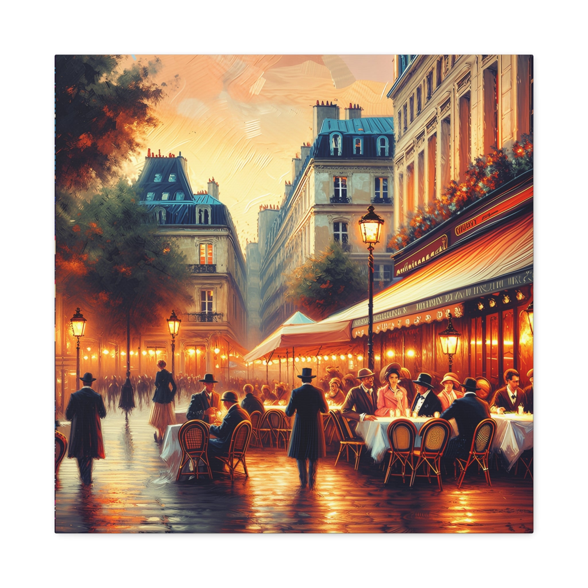 Canvas Print - People of City at a Party