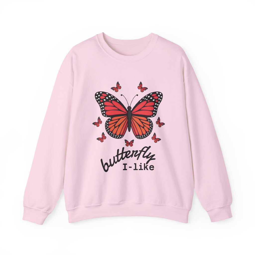 Butterfly Lover Unisex Crewneck Sweatshirt, Cozy Pullover, Gift for Nature Enthusiasts, Spring Fashion, Casual Wear, Butterfly Art